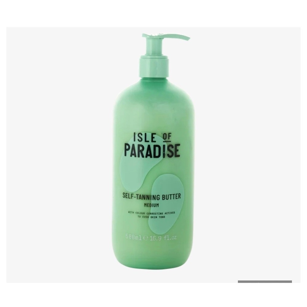 Isle of Paradise Self-Tanning Butter Medium 16.9 fl oz 500 ml with Pump